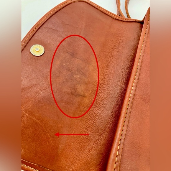 Vintage COACH Brown #9945 Sterling Clutch Leather Bag - Picture 9 of 12